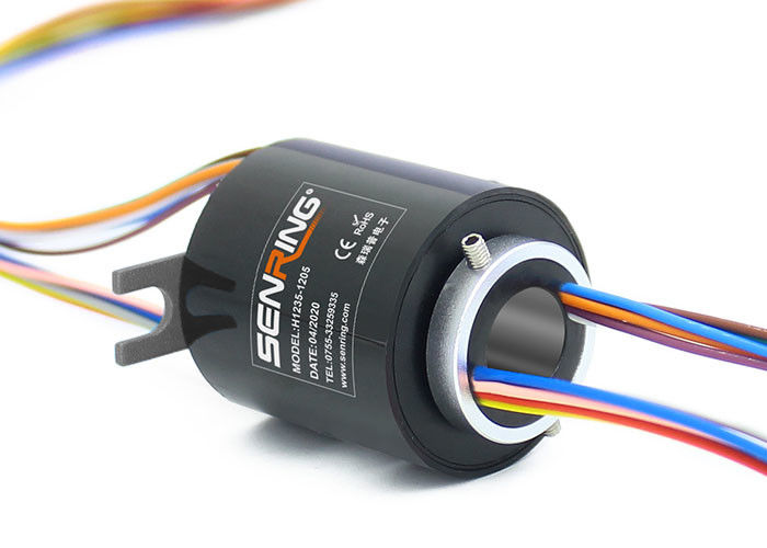 1000RPM Mini Hole Ingergal Precision Slip Ring Customized For More Circuits o grande corrente