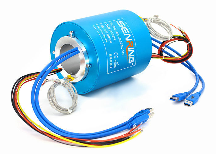 Slittamento industriale Ring Rotary Joint Electrical Connector di bassa tensione di Profibus