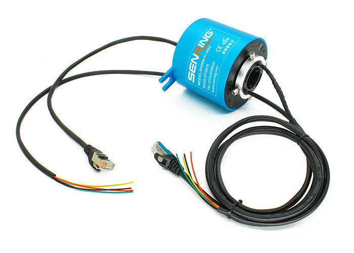 Slittamento rotatorio elettrico Ring For Gigabit Ethernet del grande diametro del connettore del ODM di Senring