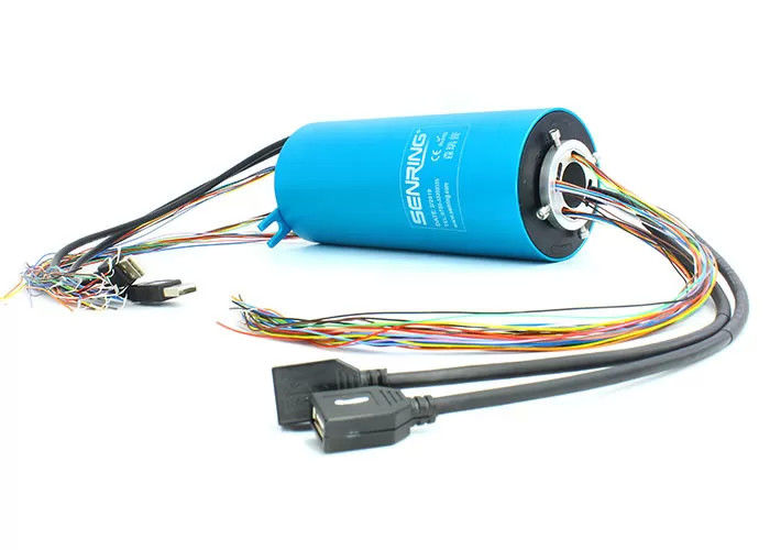 2 circuiti 10A USB Slip Ring alimentazione per HDMI con alimentazione slipping